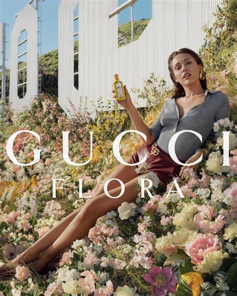 parfum gucci miley cyrus|gucci flora perfume release date.